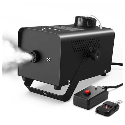 Fog Machine, Theefun 400W Smoke Machine with 2000CFM Fog, Wired and Wirelss Remote Control Fog Machine for Halloween Wedding Party and Stage Effect