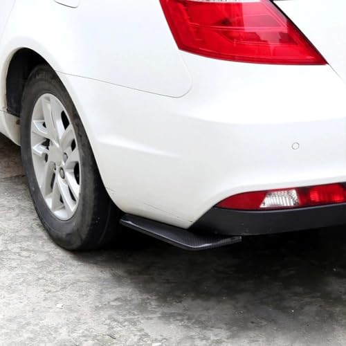 Alerón divisor angular de parachoques trasero para BMW E90 F30 F32 F10 negro 3