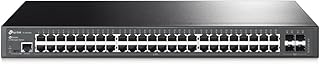 TP-Link JetStream 48-Port Gigabit L2 Managed Switch with 4 SFP Slots (TL-SG3452) - SDN Integrated, Cloud Access & Omada App, Limited Lifetime Protection