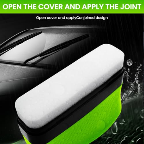 Image of STHIRA Car Oil Film Cleaning Brush with Integrated Cleaner Durable Sponge