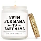 SteadStyle New Mom Gifts - Vela perfumada de cera de soja y lavanda para embarazo, regalo para madres primerizas, regalos de embarazo para futuras mamás, esposa, amiga, hermana