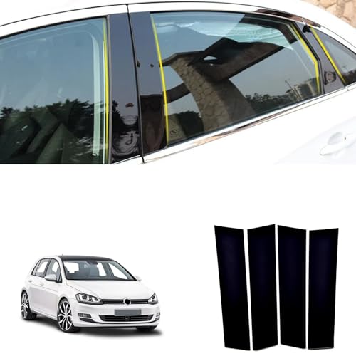 Pegatinas pilares B ventanilla Golf 8 y 7 molduras para postes de coche accesorios de estilo 5