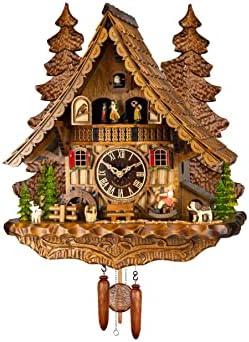 Reloj de cuco Quartz-movement Chalet-Style 44cm de Engstler