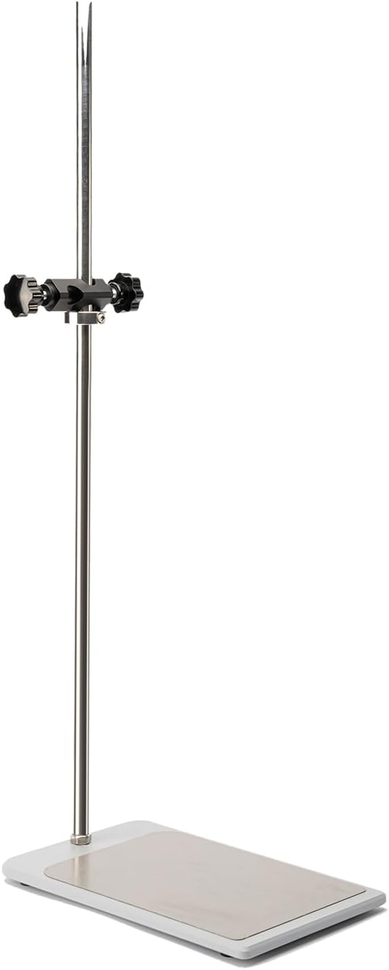 18900258 Universal Plate Stand with Support Rod and Clamp for Overhead Stirrer