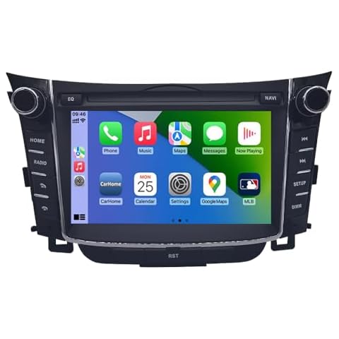 7" Android 13 for Hyundai i30 Radio Elantra GT 2 Generation Car Stereo 2011-2017 Head Unit Navi GPS Multimedia WiFi Steering Wheel Control CarPlay Android Auto Cover