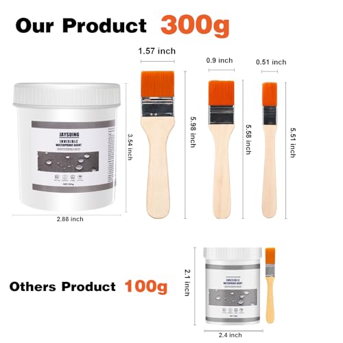 64 OZ (1800g) Jaysuing Invisible Waterproof Agent, Waterproof Sealant, Transparent Rainproof Coating, Water-Resistant Anti-Leakage Agent, Transparent Repairing Leak Water-Resistant Adhesive