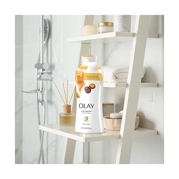 Olay Ultra Moisture Shea Butter Body Wash, 22 oz, (4 Count) – Bild 6