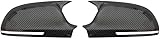 ❀❀ Modisches Design: Die feine Oberflächenbehandlung der Spiegelmaske sorgt für ein glänzendes Erscheinungsbild, originales Radmaß des Autos.