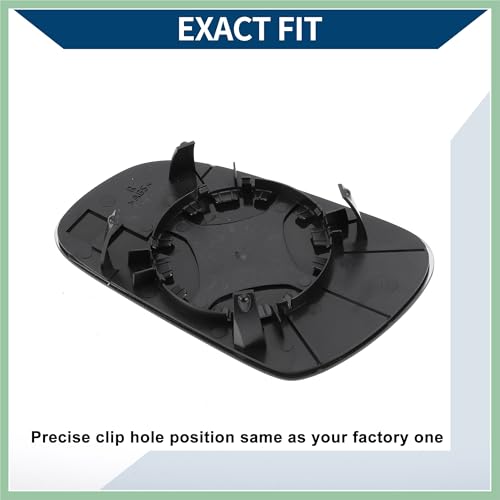 Verre de rétroviseur Fox 2003-2010 droit avec support clipsable stable - 4