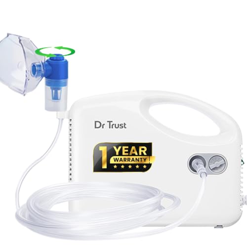 Dr Trust USA Compressor Nebulizer Machine Complete Kit for Adults...