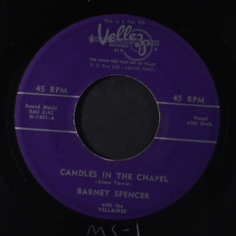 BARNEY SPENCER beginner's luck VELLEZ 45 image 2