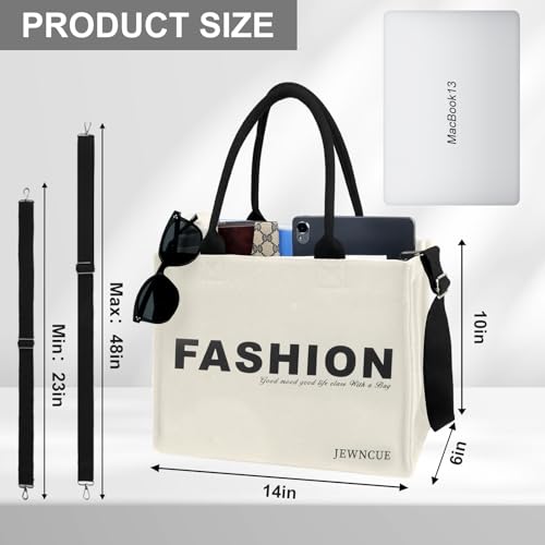 Image of Tote Bag for Women, Durable Large Canvas Tote Bag, Fashion Print Women's Handbags, Birthday Gift for Women