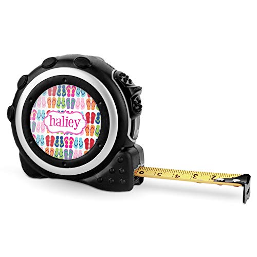 Cinta métrica personalizada tipo flip flop 16 pies miniatura 1