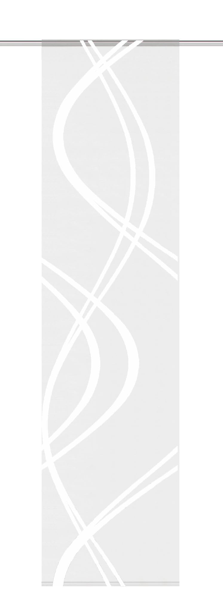 6er-Set Flächenvorhang, Blickdicht/halbtransparent, Joanna, Höhe 245 cm