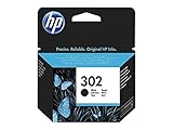 HP Original Tinte passend Envy 4524 e-All-in-One 302, 302BK, 302BLACK, NO302, NO302BK, NO302BLACK F6U66AE - 1x Premium Drucker-Patrone - Schwarz - 190 Seiten - 3,5 ml