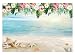 Allenjoy 7x5ft Tropical Beach Photography Backdrop Hawaii Summer Birthday Luau Party Photo Background Baby Shower Banner Photobooth Props