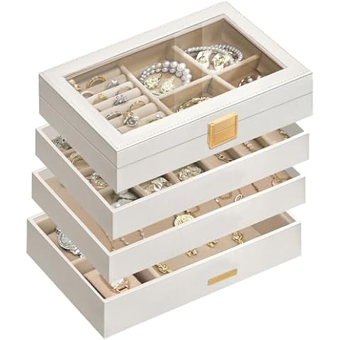 XTQINJIN 4-Tier Jewelry Organizer Cover