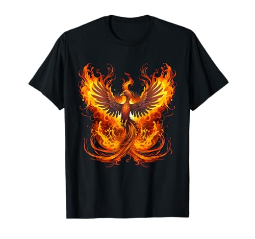 Phoenix Rising Rejuvenation Phoenix Reborn Fire Phoenix Bird T-Shirt