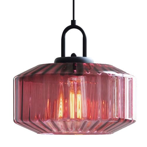Suspension en verre design nordique luminaire encastré E27