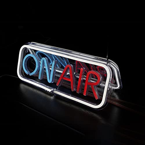 Insegne al neon ON AIR, luci decorative a LED dal vivo Segnale di registrazione in streaming USB collegato per streamer Influencer Sala giochi Bar Club Decorazione per feste a casa