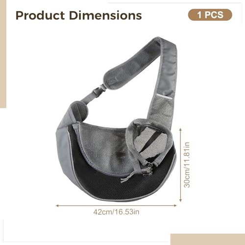 Bolsa de transporte para perros con correa ajustable y soporte ergonómico 3