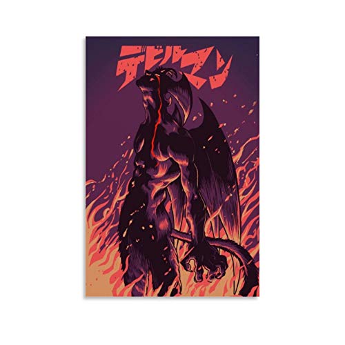 luoshi Animation Devilman Crybaby Poster Decorative Painting Canvas Wall Art Living Room Posters Bedroom Painting 16x24inch(40x60cm)