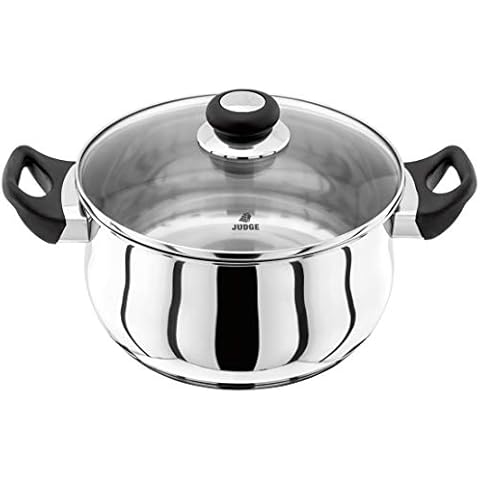 Judge Vista Stainless Steel Casserole Pot 24cm Cover
