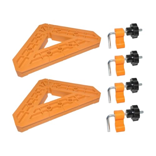 Pinces D'angle – Pinces Réutilisables À 45 Degrés | Outil De Menuiserie 6 Pièces, Outil De Fixation De Cadre Fiable Et Robuste Pour Panneau À Onglets, Art De Coupe À Domicile, Fabrication De Bureaux,