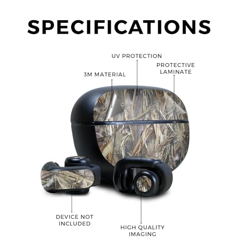 Image of Glossy Glitter Skin Compatible with Bose Ultra Open Earbuds - DRT - Premium 3M Vinyl Protective Wrap Decal Cover - Easy to Apply | Crafted in The USA by MightySkins