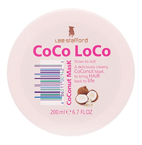 Lee Stafford Coco Loco Coconut Hair Mask - Moisturizing Hair Treatment enriched with Coconut Oil