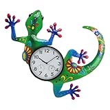 HOBYLUBY Gecko Outdoor Clock for Patio