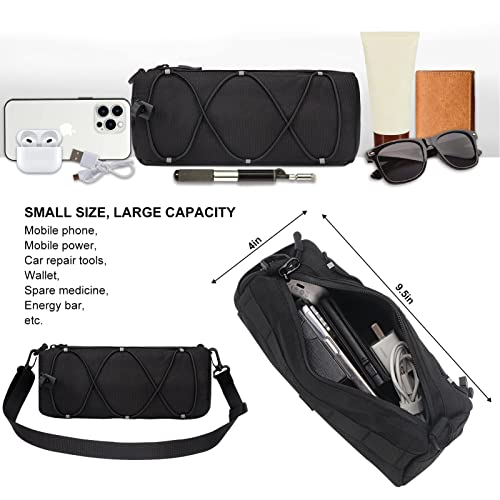 Kosibate H256 Bike Handlebar Bag,Bicycle Handlebar Bag,Bike Frame Bag With Shoulder Strap,Bicycle Front Bag Fram Storage Roll Bag Mountain Road Bikes Bicycle Accessories thumb #2