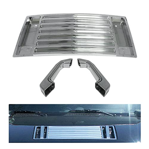 LOSTAR Hood Deck Vent Panel Handle Covers Trim for 2003-2009 Hummer H2 Chrome: A Detailed Review