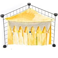 EIHI EIH Meerschweinchen Versteck Hängematte,Kleintier Zelt Versteck Käfig-Eckversteck,Meerschweinchen Kuschelhöhle,Meerschweinchen Zubehör Für Meerschweinchen,Chinchillas,Rennmäuse,Igel usw.