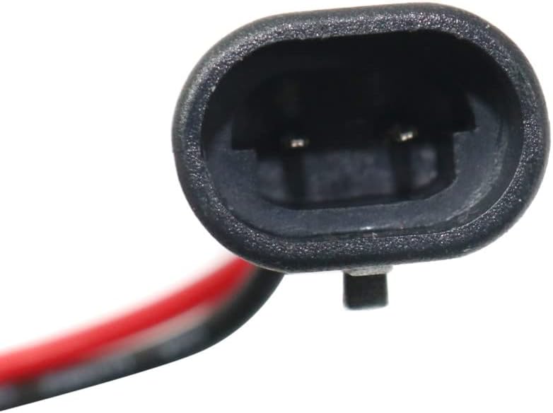 KarParts360 Horn For Chevy Silverado 2500 HD 2001-2006, Passenger & Driver Side, Direct Fit, Low Note, With Mounting Bracket & Wiring Harness, Plug-In Type Connector, Replacement For D1920C, 85112