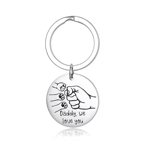 GINAZL Porte-clés pour fête des pères, idée d'anniversaire pour papa, b, Small