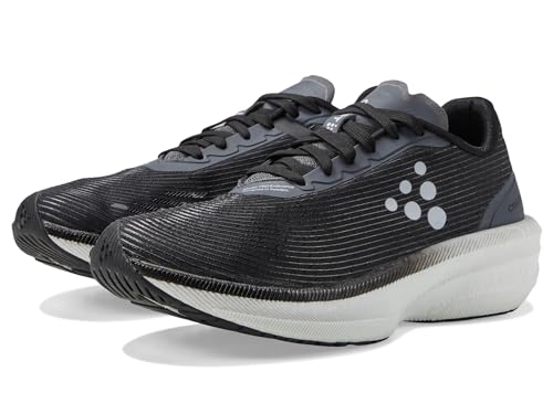 Craft Sportswear Women's PRO Endur Distance Running Shoe, Black/White, 4.5 UK
