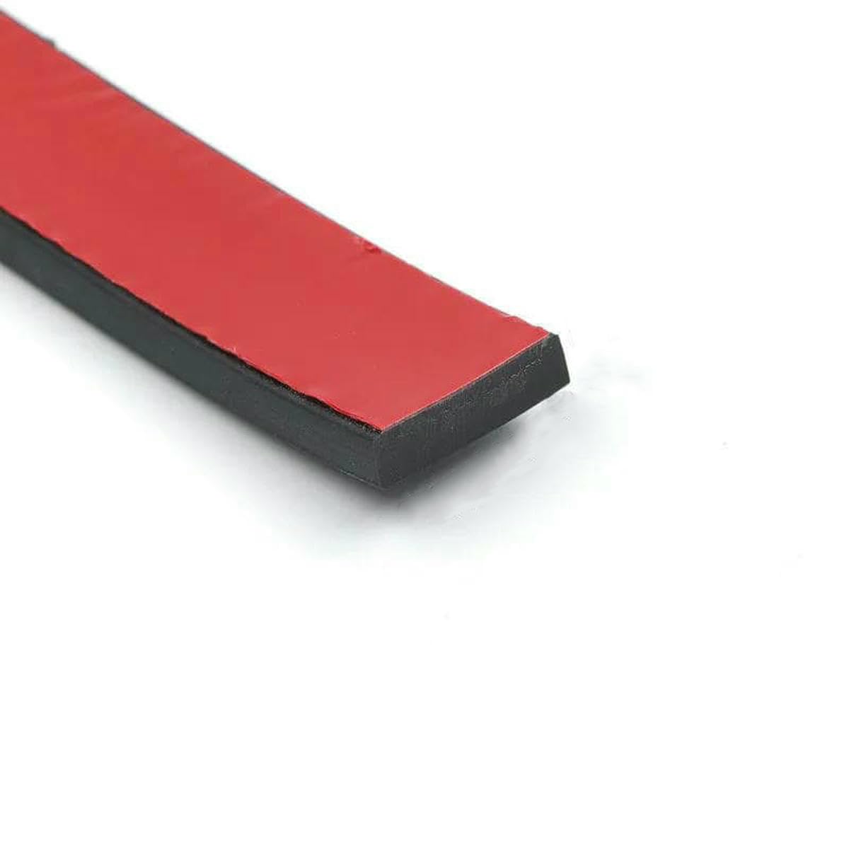 Yfshc 5X20mm 50Cm Self Adhesive Black Silicone Rubber Strip Furniture Anti-Skid Resistant Durable Shock Absorption And Anti-Collision Gasket-50Cm