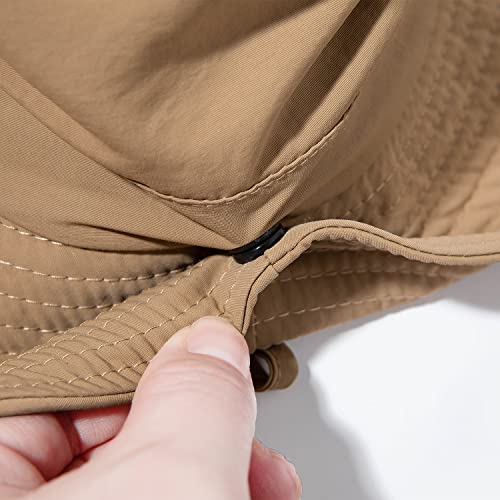 Croogo Grey Boonie Hats For Men Fishing Hat Waterproof Safari Hats Jungle Bush Bucket Hat For Hiking Camping,Gray-Xt05 #TOP6