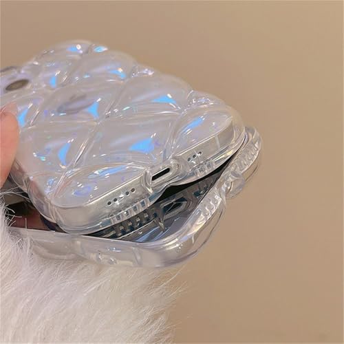Coque transparente iPhone 14 Pro Max premium fleurs 3D - 3