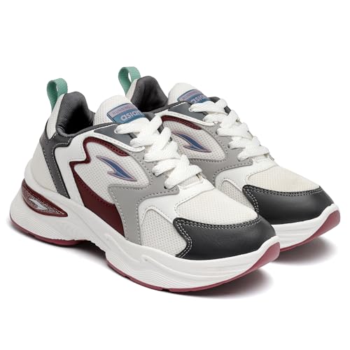 Image of ASIAN Aroma-02 Women's Chunky Sneakers | Lightweight Memory Foam Cushioning | Breathable Mesh Upper | Stylish Thick-Sole Casual Shoes