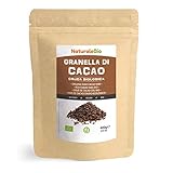 [page_title]-Roh Kakao Nibs Bio 400g. Organic Raw Cacao Nibs. 100 % Rohkost, natürlich und rein. Produziert in Peru aus der Theobroma Cocoa Pflanze. Quelle für Magnesium, Kalium und Eisen.