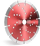 HOCHWERTIG - Die Innonexxt premium Turbo-Diamant-Trennscheiben werden aus gehärtetem hochwertigem Stahl herstellt. Die turboscharfen Industrie-Diamantsegmente, werden unter einem heißgepresstem Verfahren verschleißfest mit dem Metall verbunden