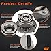 DRIVESTAR 512446 Rear Wheel Hub & Bearing Assembly fits for Chevrolet Cruze 2011 12 2013 and for Chevrolet Cruze Limited 2016(Pair)