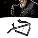 evhooe Alto Saxophone Wall Hanging Stand, Metal Sponge, Holds Tenor Saxophone Firmly, Saves Room Space