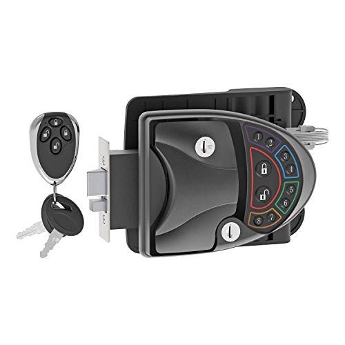 TURBOLOCK TRV100 RV Lock w/Keyless Entry | Right-Hinged RV Deadbolt with Keypad, Key