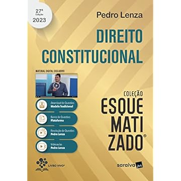 Capa do livro Direito Constitucional Esquematizado - 27ª edição 2023