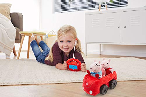Revell Control Auto Peppa Pig ferngesteuert I Plüschauto mit Funksteuerung I Für Kinder ab 3 Jahren I Mit blinkenden Lichtern und 3 Geschwindigkeitseinstellungen I Hand-Augen-Koordination verbessern