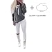 Pullover Sweatshirt, Misaky Women Autumn Long Sleeve Lace-up Tops Blouse (L, Gray)