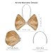 Funcredible Bunny Ears and Tail Set - Rabbit Costume Accessories - Bendable Rabbit Ears Headband, Tail and Bowtie for Kids, Women and Men - Bunny Costume Kit